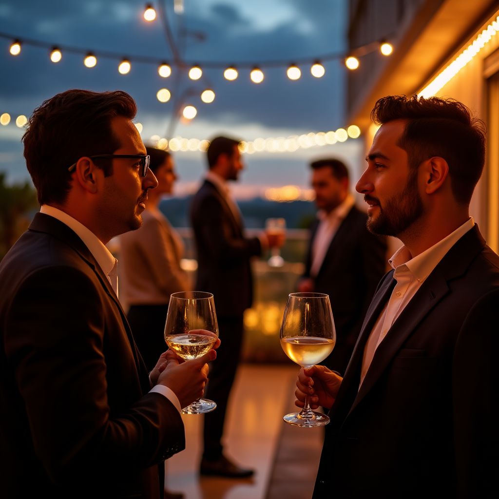Evento de networking con clientes